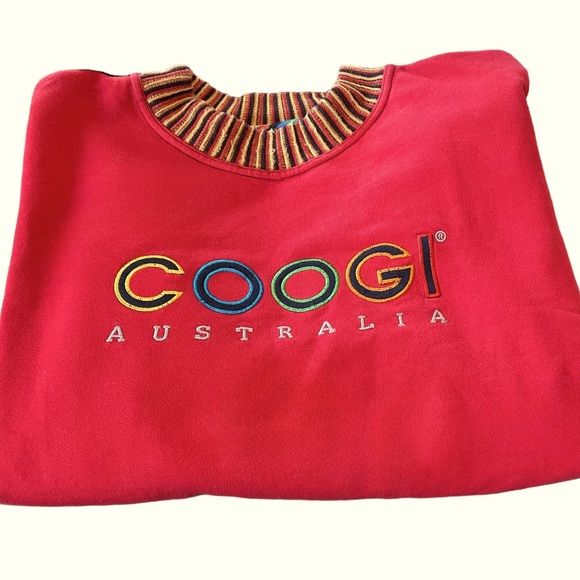 COOGI Other - Vintage COOGI Sport Australia Sweater Red Sweatshirt Size XL